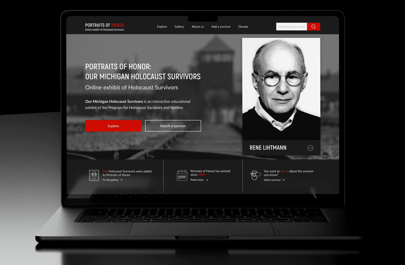 Portraits of honor case